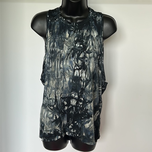 ADIDAS Parley Tie Dye Racerback Tank Top, size Large - Picture 2 of 16